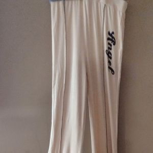 Hugh SALE on these sporty flare leg pin strip detailing comfy waist band